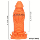 9.84in Big Monster Silicone Flexible Dragon Dildo For Women Men Lesbian