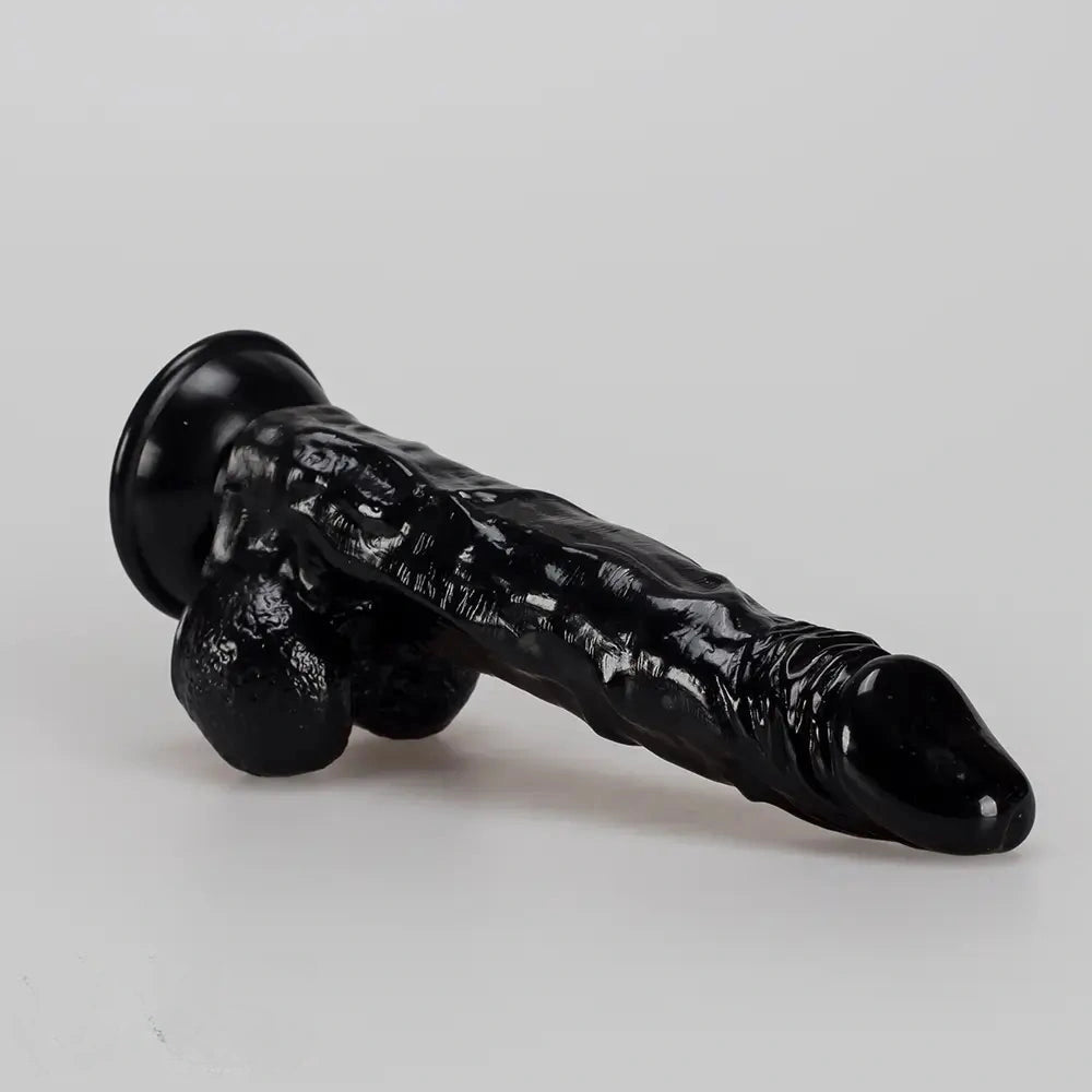 9.84in Big Real PVC Skin Dildo For Female Sex Toy With Suction Cup