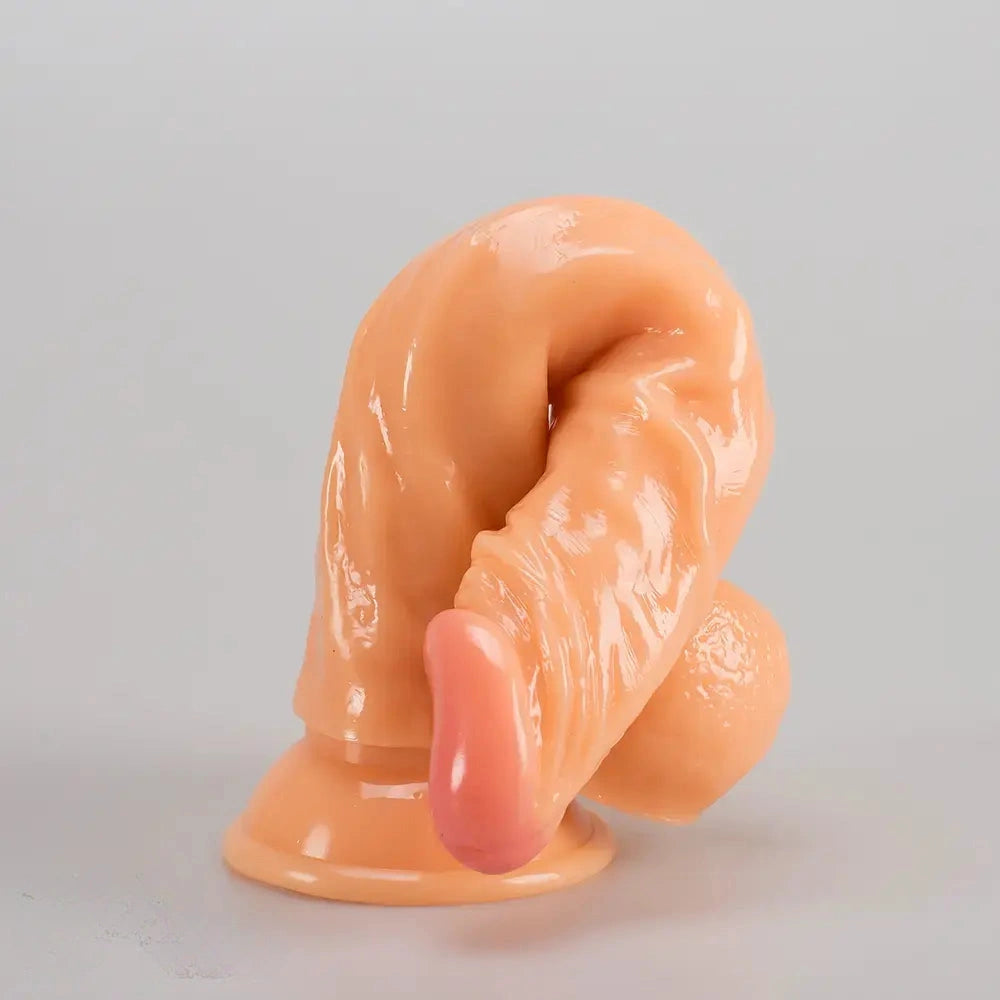 9.84in Big Real PVC Skin Dildo For Female Sex Toy With Suction Cup