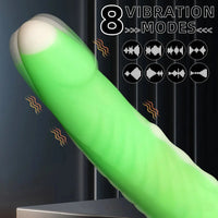9.84in Big Smart Heating Thrusting Vibrating Remote Automatic Dildo