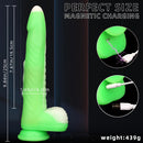 9.84in Big Smart Heating Thrusting Vibrating Remote Automatic Dildo