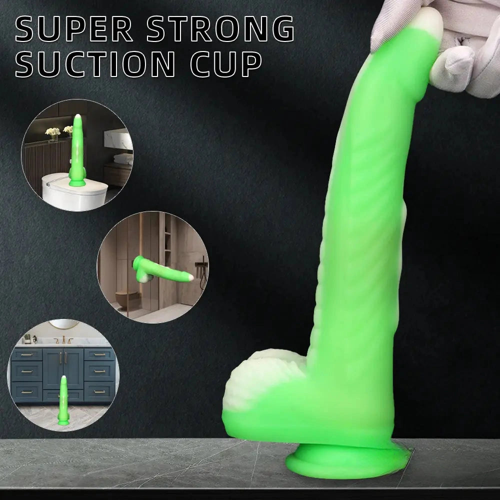 9.84in Big Smart Heating Thrusting Vibrating Remote Automatic Dildo