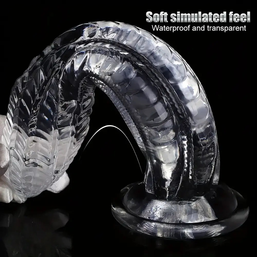9.84in Big Snake Big Animal Dildo For Clitoral Stimulation Sex Orgasm