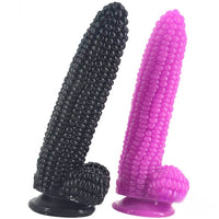 9.84in Corn Dildo Realistic Smooth Lifelike Touching Feeling Big Sex Toy