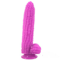 9.84in Corn Dildo Realistic Smooth Lifelike Touching Feeling Big Sex Toy