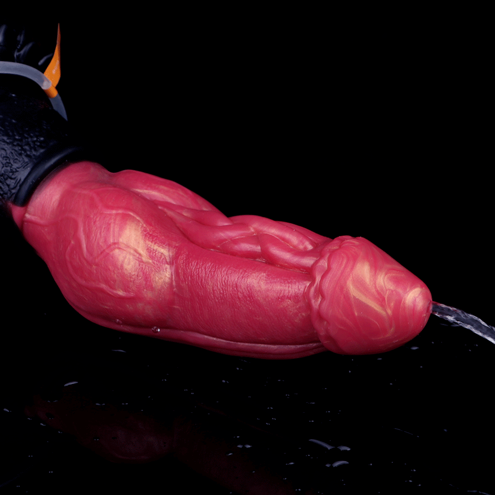 9.84in Cumming Knot Silicone Big Soft Dildo Penis Anal Dildo Sex Cock Toy