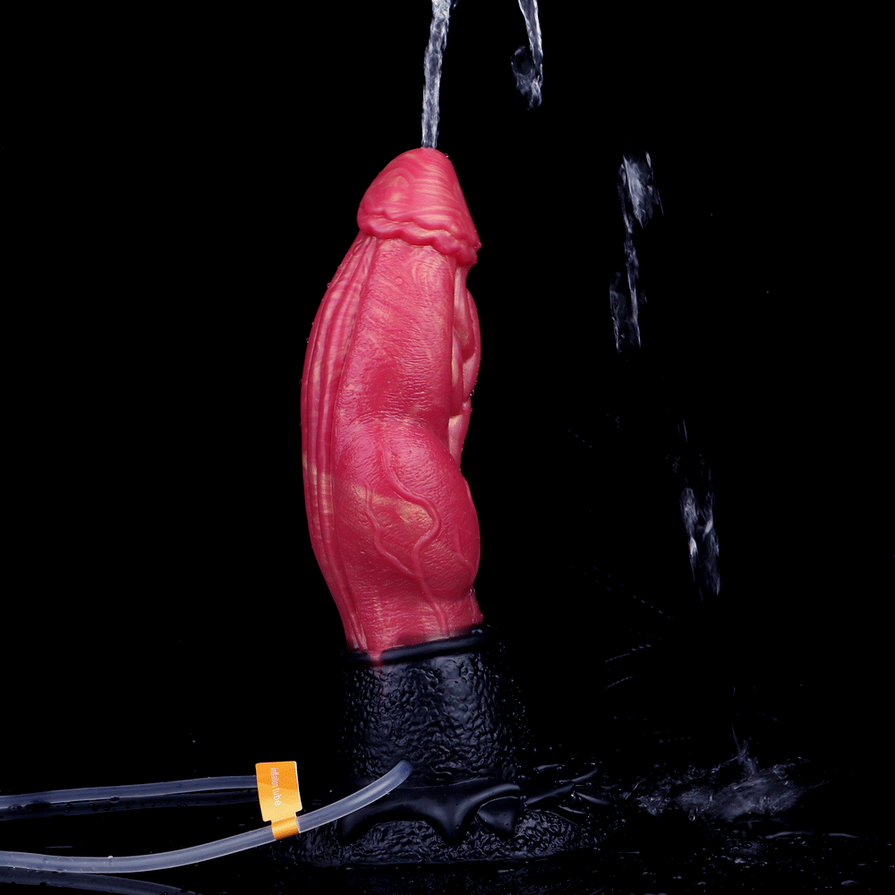 9.84in Cumming Knot Silicone Big Soft Dildo Penis Anal Dildo Sex Cock Toy