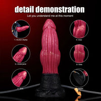 9.84in Cumming Knot Silicone Big Soft Dildo Penis Anal Dildo Sex Cock Toy