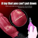9.84in Cumming Knot Silicone Big Soft Dildo Penis Anal Dildo Sex Cock Toy