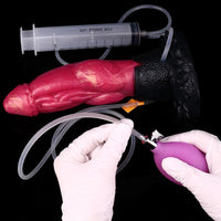 9.84in Cumming Knot Silicone Big Soft Dildo Penis Anal Dildo Sex Cock Toy