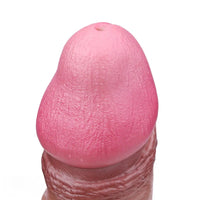 9.84in Double Density Silicone Soft Ejaculating Dildo For Clit Masturbation