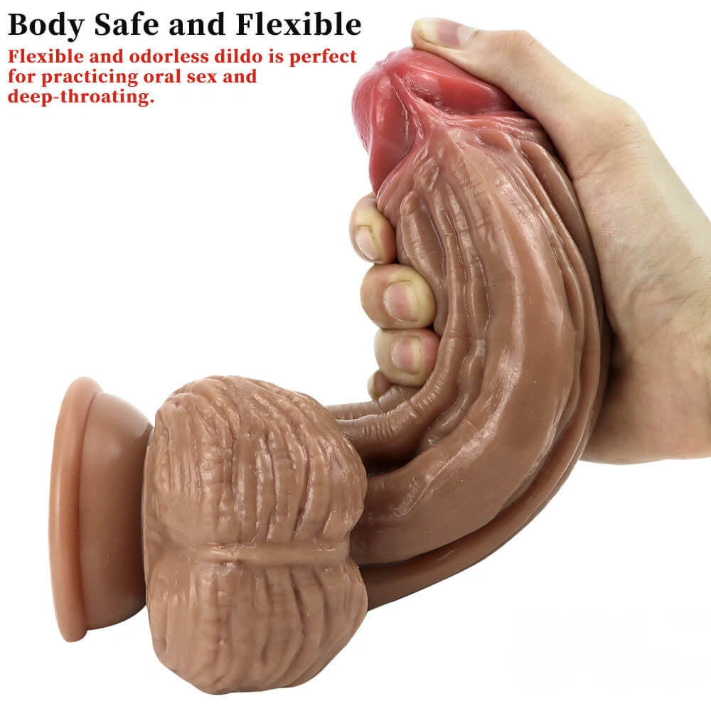 9.84in European American Fat Men Penis Women Thick Dildo