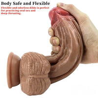 9.84in European American Fat Men Penis Women Thick Dildo