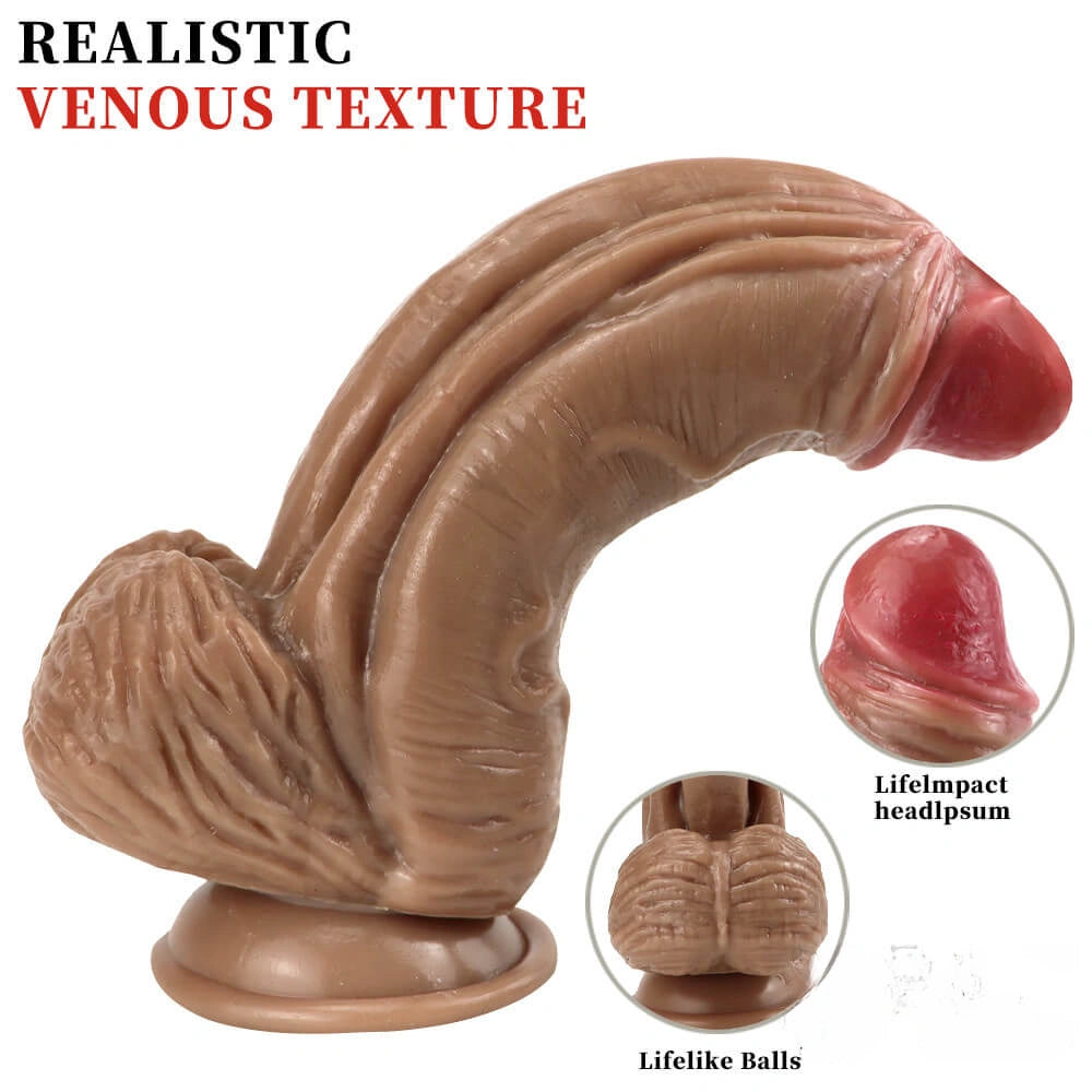 9.84in European American Fat Men Penis Women Thick Dildo