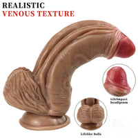 9.84in European American Fat Men Penis Women Thick Dildo