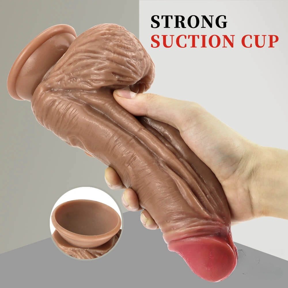 9.84in European American Fat Men Penis Women Thick Dildo