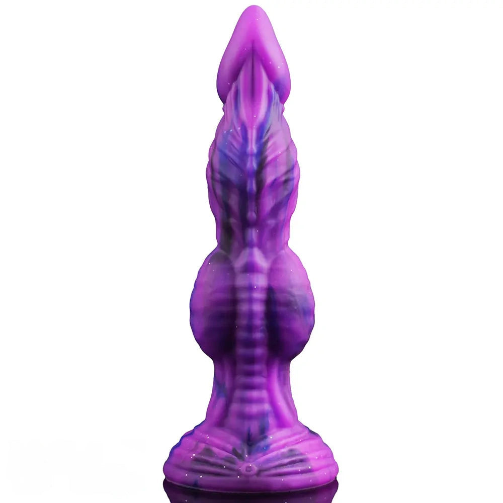 9.84in Fantasy Animal Knot Silicone Big Dildo Feel The Pleasure Cock