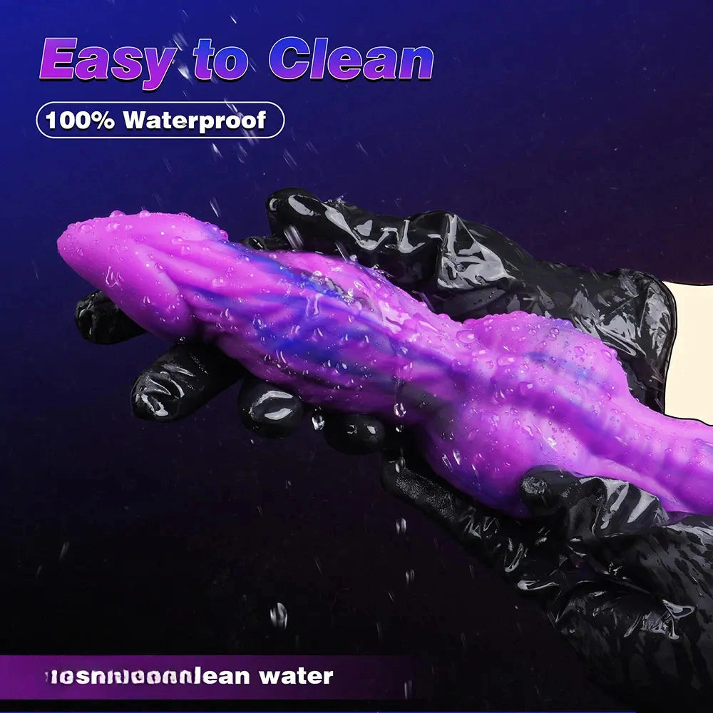 9.84in Fantasy Animal Knot Silicone Big Dildo Feel The Pleasure Cock
