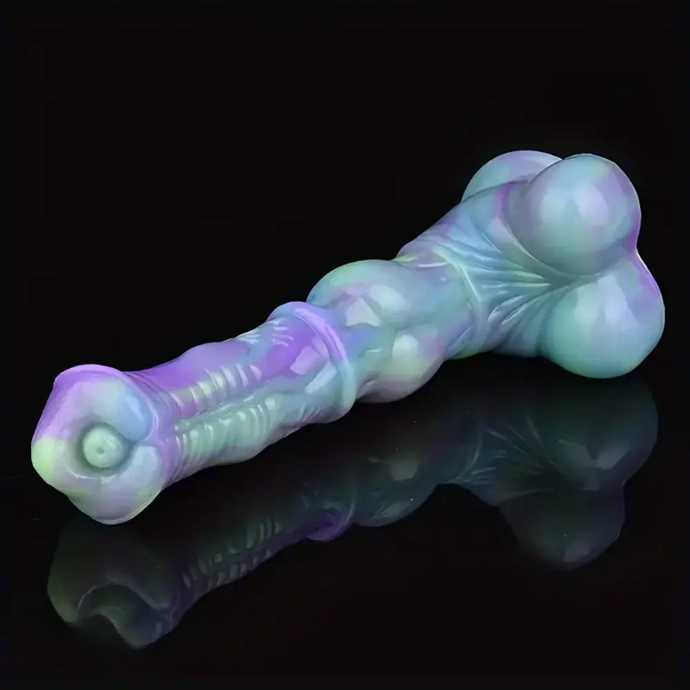 9.84in Fantasy Liquid Silicone Big Soft Horse Animal Dildo For Couples