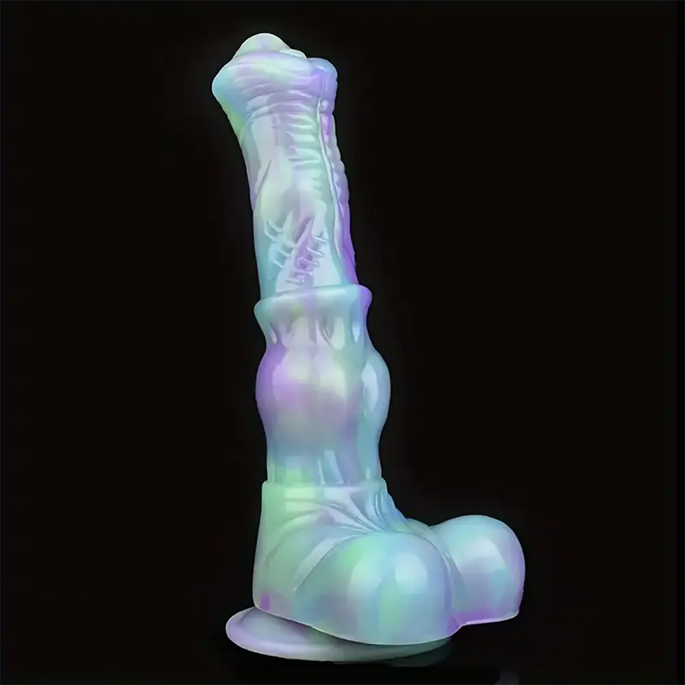 9.84in Fantasy Liquid Silicone Big Soft Horse Animal Dildo For Couples