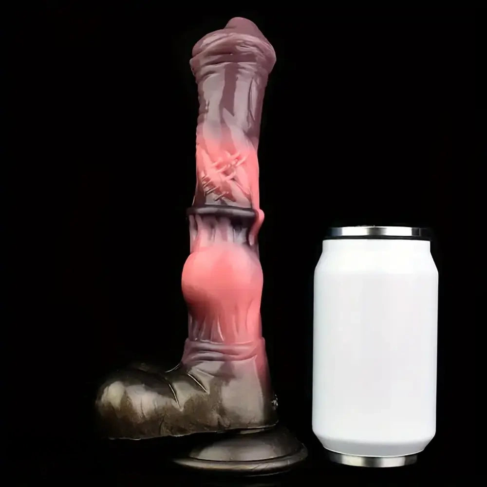 9.84in Fantasy Liquid Silicone Big Soft Horse Animal Dildo For Couples