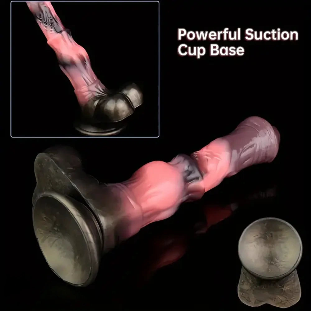 9.84in Fantasy Liquid Silicone Big Soft Horse Animal Dildo For Couples