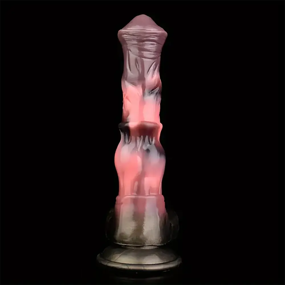 9.84in Fantasy Liquid Silicone Big Soft Horse Animal Dildo For Couples