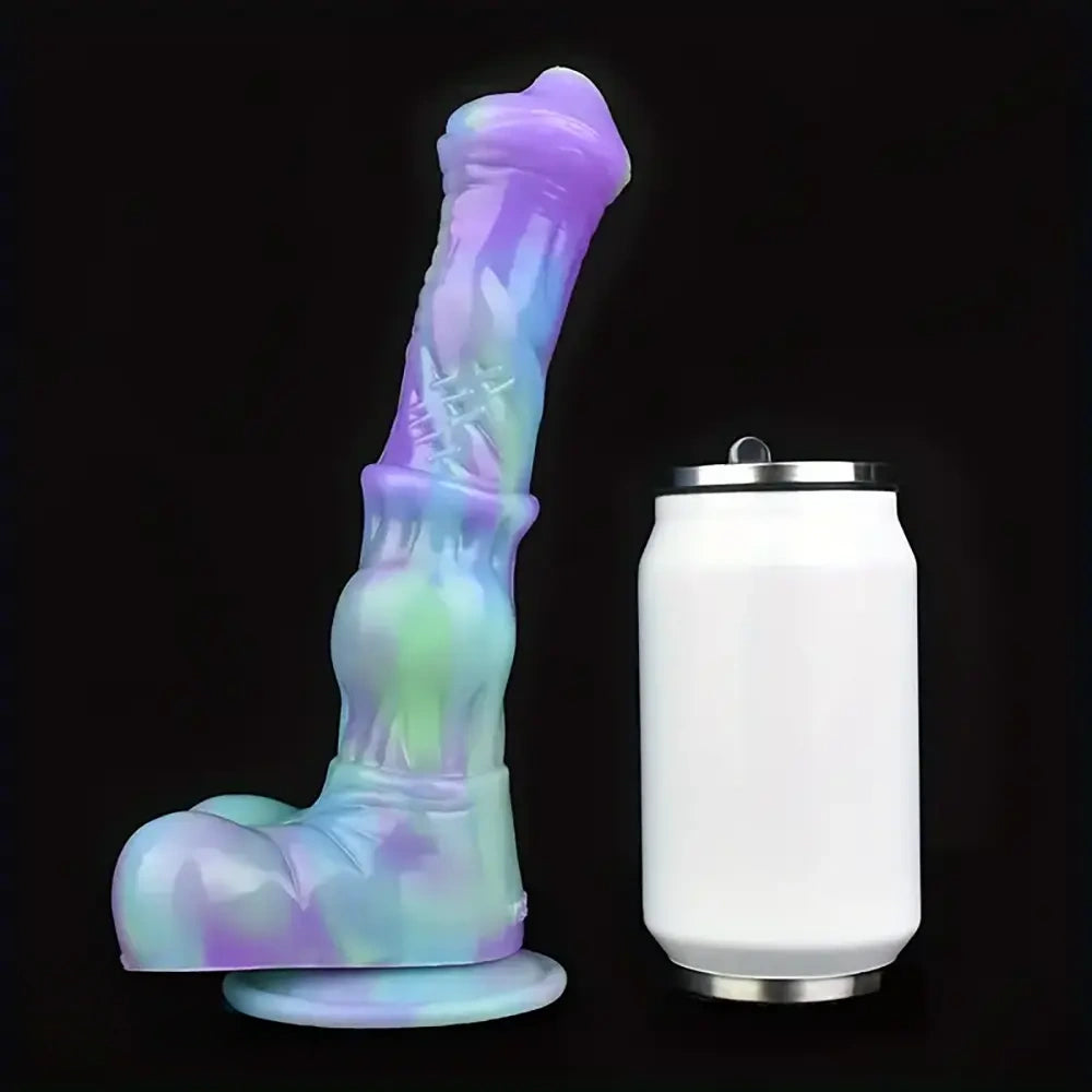 9.84in Fantasy Liquid Silicone Big Soft Horse Animal Dildo For Couples