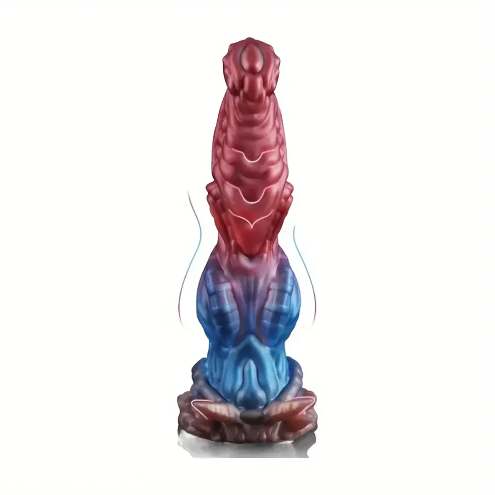 9.84in Fantasy Monster Big Silicone Soft Dildo Knotted Sex Toy