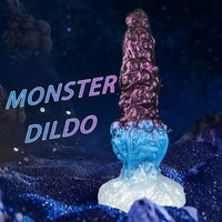 9.84in Fantasy Monster Dildo Large Thick Shape Silicone Soft Anal Dildo