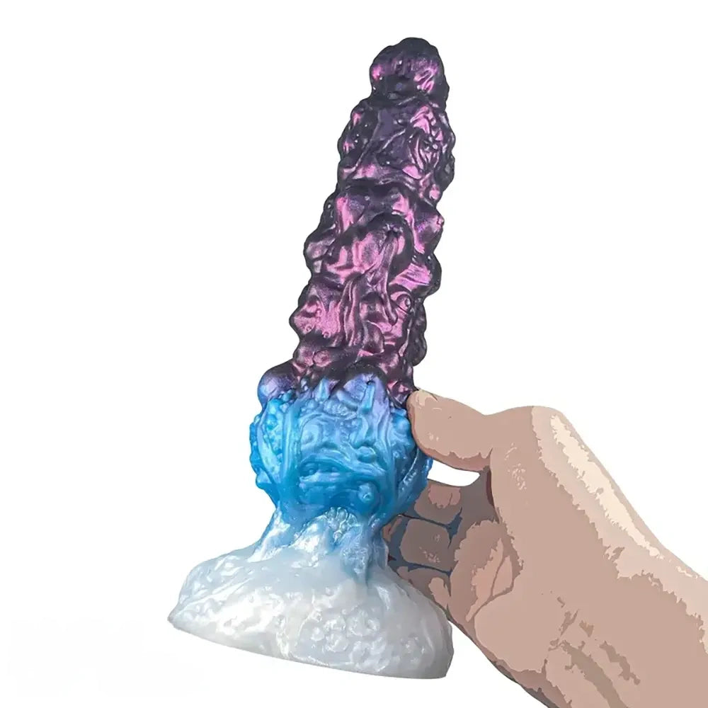 9.84in Fantasy Monster Dildo Large Thick Shape Silicone Soft Anal Dildo