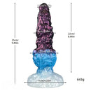 9.84in Fantasy Monster Dildo Large Thick Shape Silicone Soft Anal Dildo