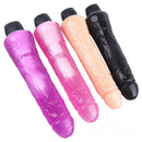 9.84in High Quality TPE Colorful Multi-Frequencies Vibrating Dildo