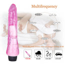 9.84in High Quality TPE Colorful Multi-Frequencies Vibrating Dildo