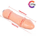 9.84in High Quality TPE Colorful Multi-Frequencies Vibrating Dildo