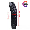 9.84in High Quality TPE Colorful Multi-Frequencies Vibrating Dildo