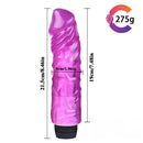 9.84in High Quality TPE Colorful Multi-Frequencies Vibrating Dildo