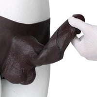 9.84in Hollow Cock Strap on Dildo Panty For Anal Stimulation For Men