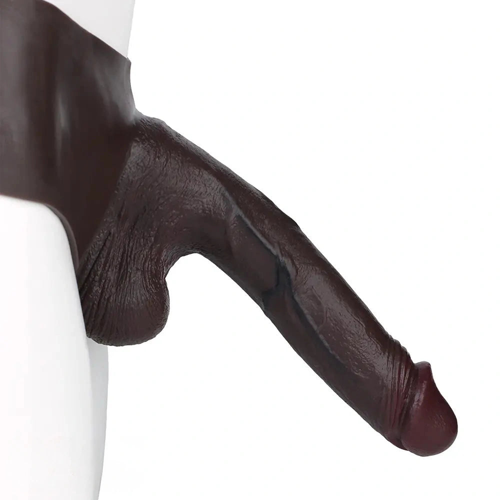 9.84in Hollow Cock Strap on Dildo Panty For Anal Stimulation For Men