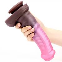 9.84in Horse Cock Silicone Soft Dildo Animal Penis Prostate Sex Toy