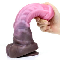 9.84in Horse Cock Silicone Soft Dildo Animal Penis Prostate Sex Toy