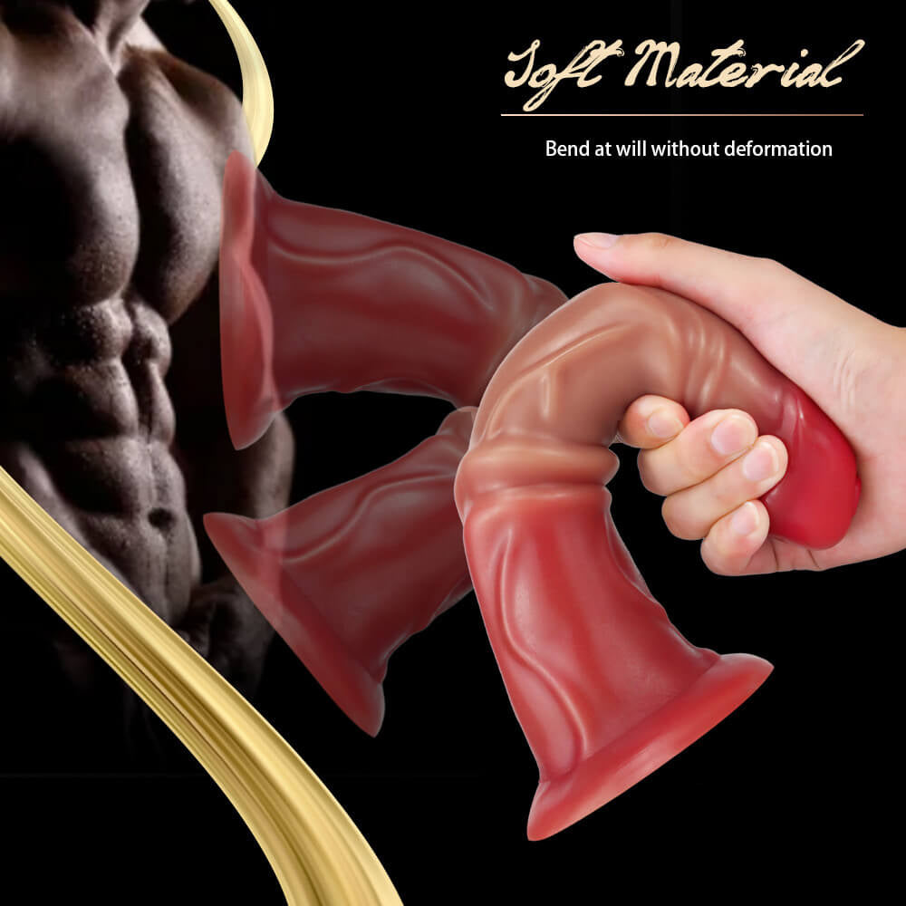 9.84in Horse Dildo Realistic Big Silicone Soft Thick Dildo Sex Toy