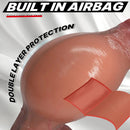 9.84in Inflatable Strap on Big Real Silicone Dildo For Lovers Flirting Sex Toy