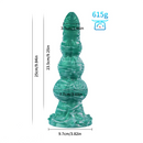 9.84in Knot Design Silicone Soft Big Silicone Large Thick Suction Cup Dildo