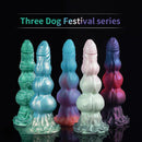 9.84in Knot Design Silicone Soft Big Silicone Large Thick Suction Cup Dildo