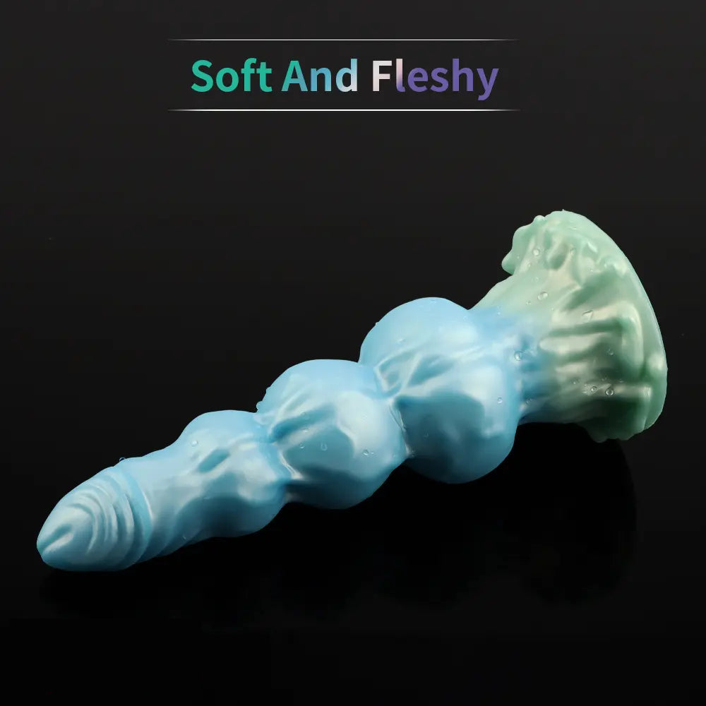9.84in Knot Design Silicone Soft Big Silicone Large Thick Suction Cup Dildo