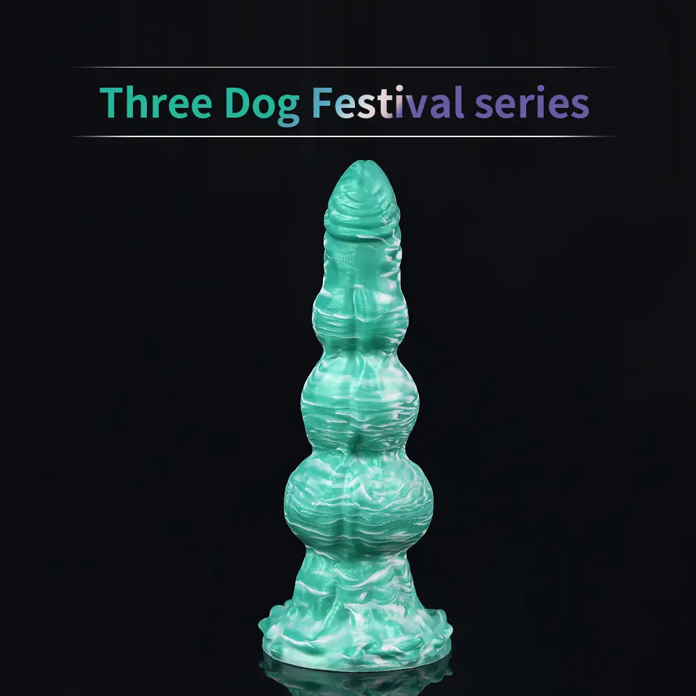 9.84in Knot Design Silicone Soft Big Silicone Large Thick Suction Cup Dildo
