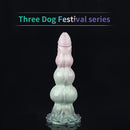 9.84in Knot Design Silicone Soft Big Silicone Large Thick Suction Cup Dildo