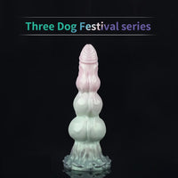 9.84in Knot Design Silicone Soft Big Silicone Large Thick Suction Cup Dildo