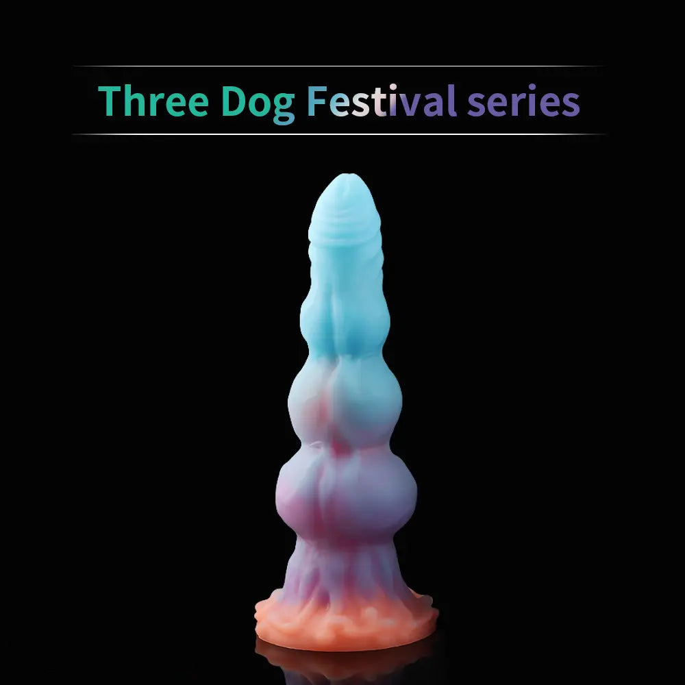 9.84in Knot Design Silicone Soft Big Silicone Large Thick Suction Cup Dildo